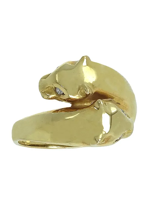 Anillo oro amarillo 18k panteras 037_822