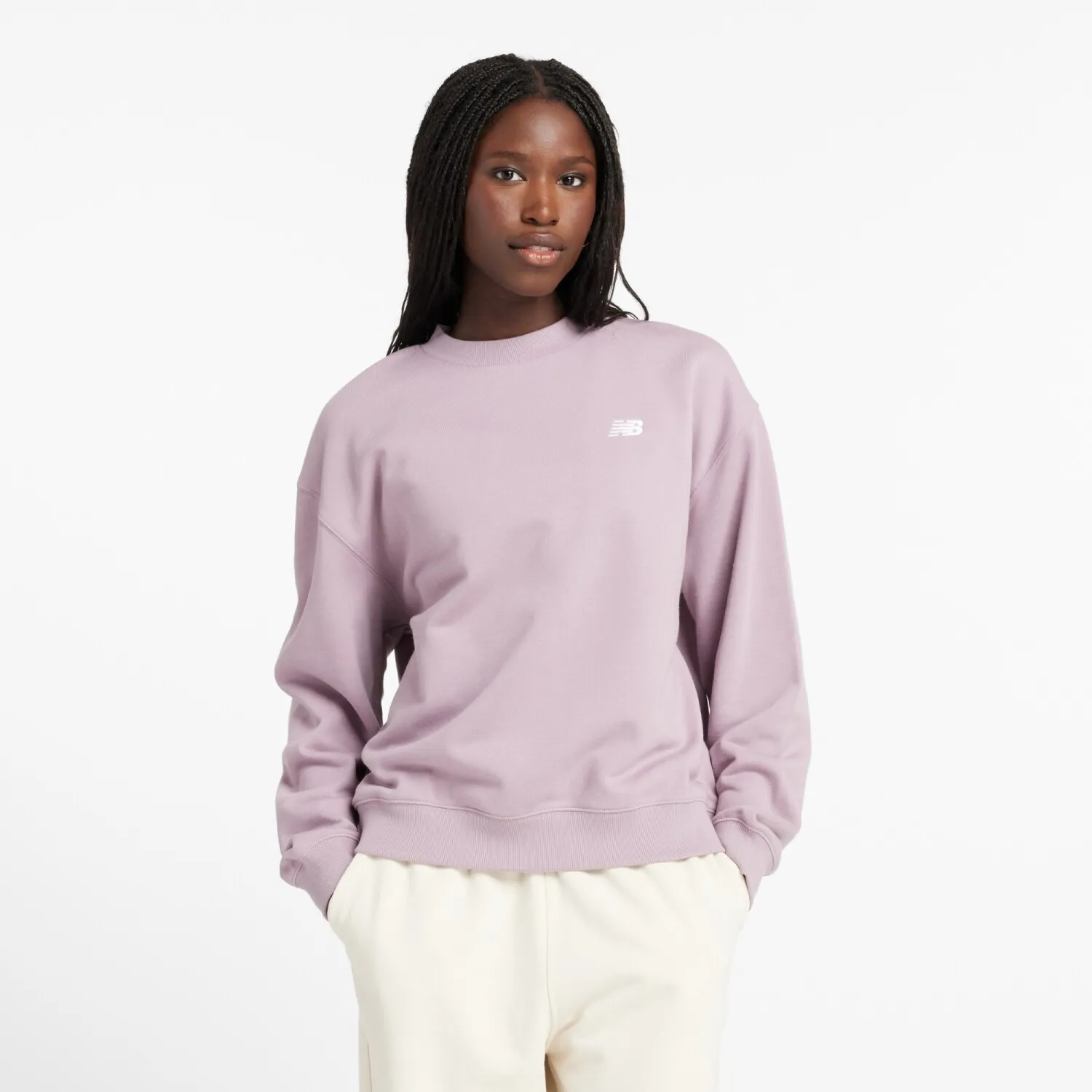 Buzo New Balance de Dama - SPORT ESSENTIALS - WT41508ICW - ICEWINE