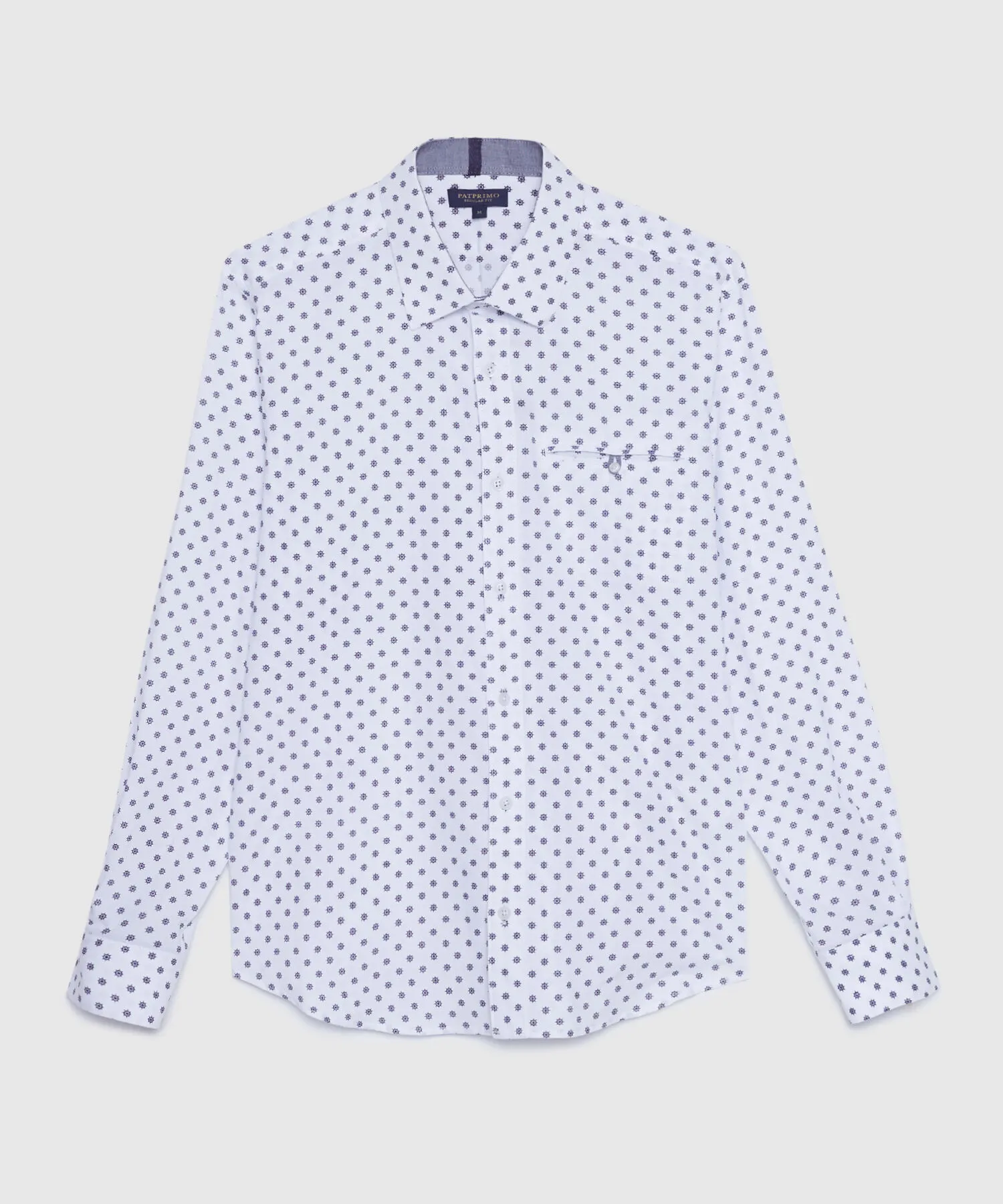 Camisa Manga Larga Estampada-