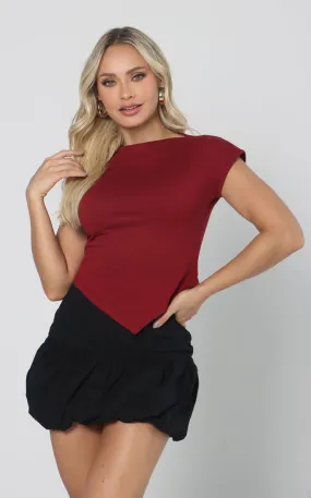 Camiseta Azul Crop Oversize Navissi