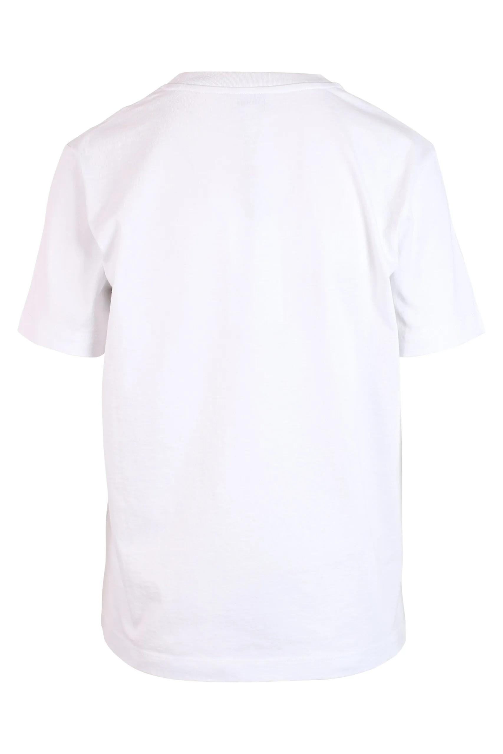 Camiseta blanca con maxilogo verde