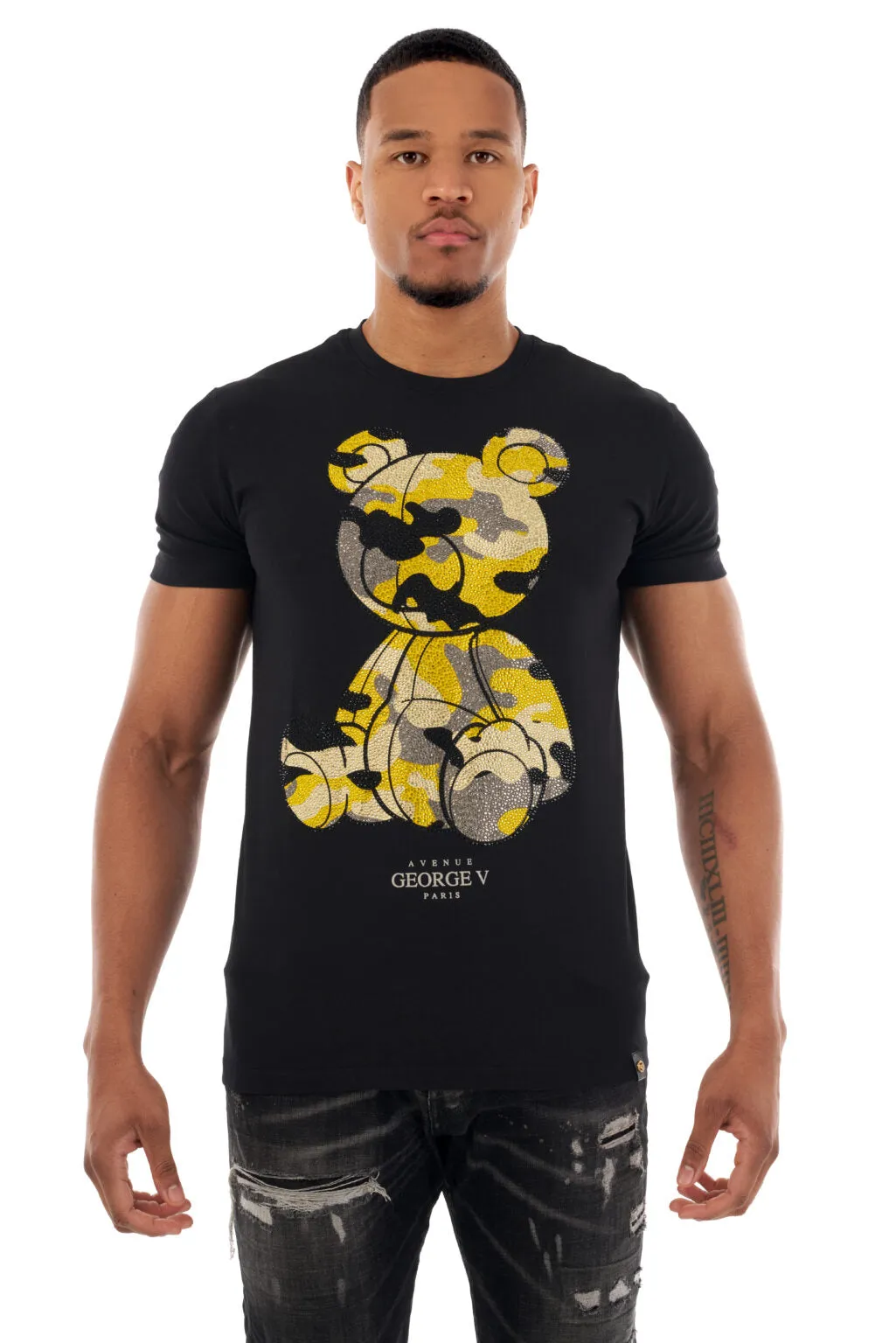 Camiseta GEORGE V - GV2511 BLK/YELLOW