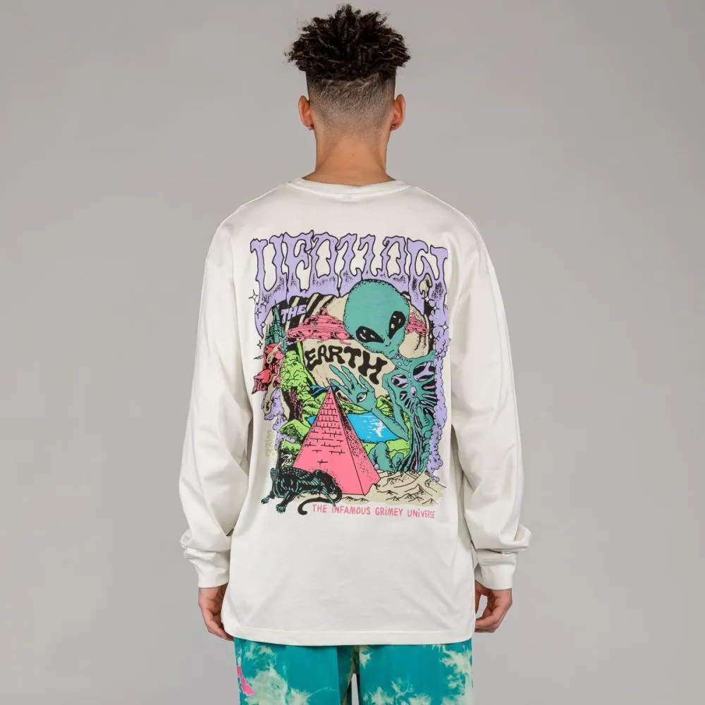 CAMISETA MANGA LARGA GRIMEY UFOLLOW - WHITE | Spring 23