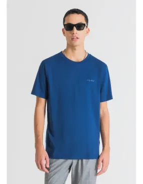 Camiseta regular fit de suave tejido de punto de algodón de Antony Morato