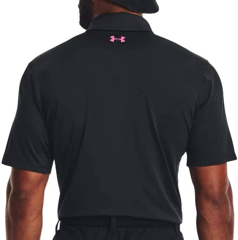 Camiseta Under Armour UA Playoff 3.0 Stripe Polo-BLK