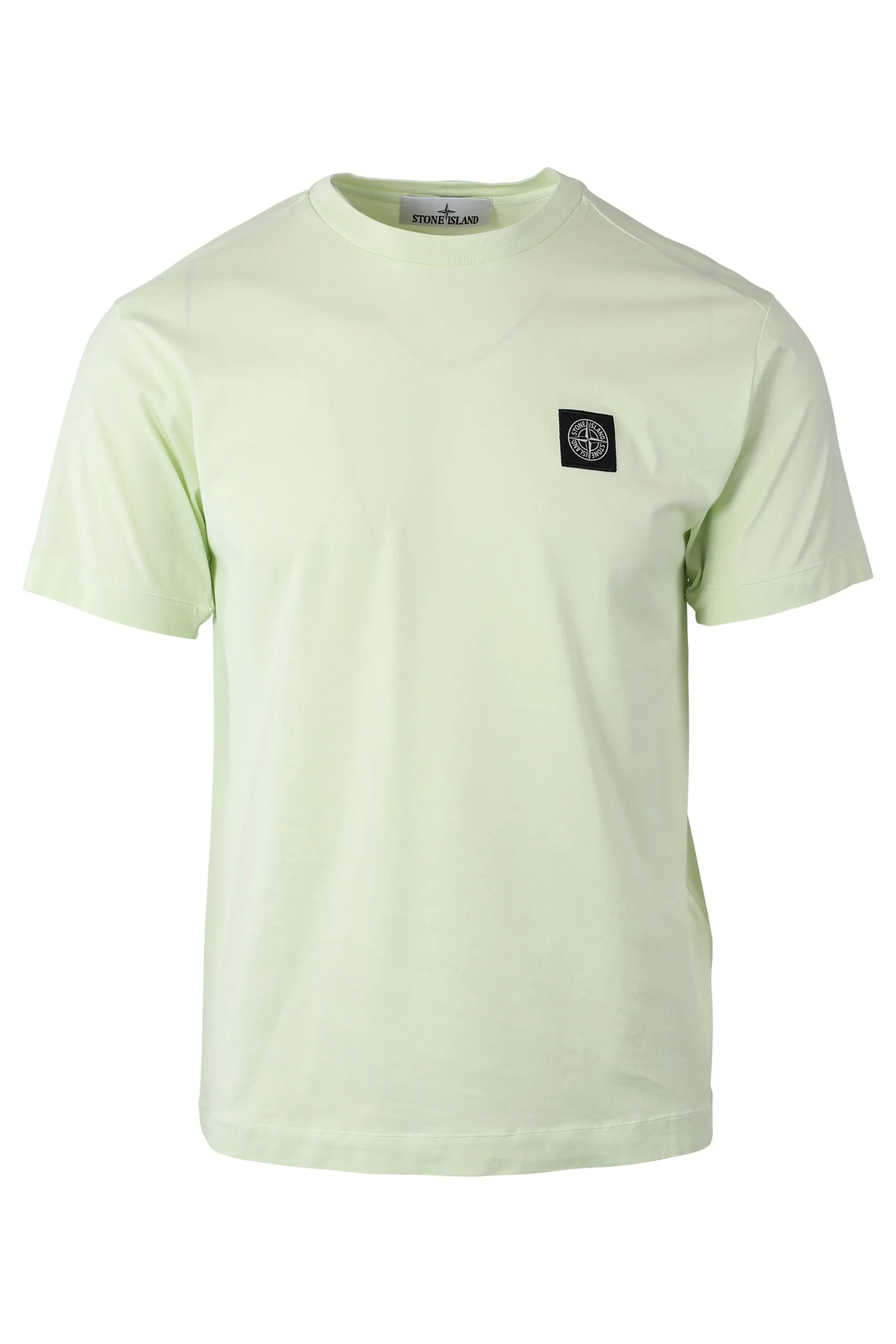 Camiseta verde con minilogo parche