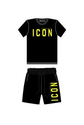 Conjunto OVDS - 21088BASIC NEGRO/AMARILLO