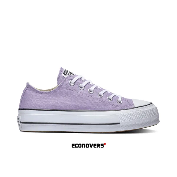 Converse Plataforma Bajas Lilas