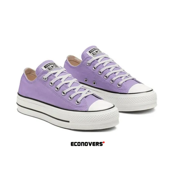 Converse Plataforma Bajas Lilas