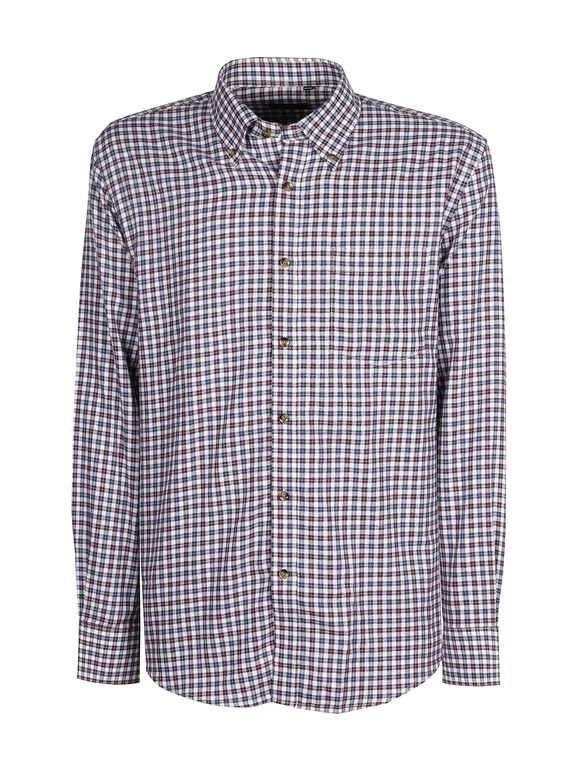 Coveri Collection Camisa algodón cuadros hombre