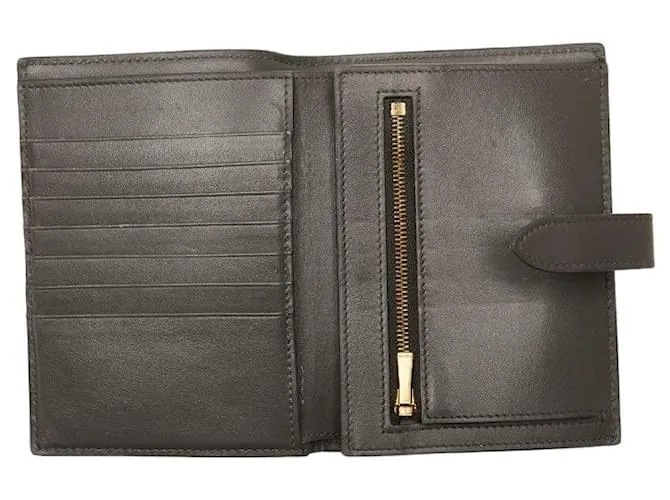 Céline Cartera grande con correa Celine de cuero gris en muy buen estado 