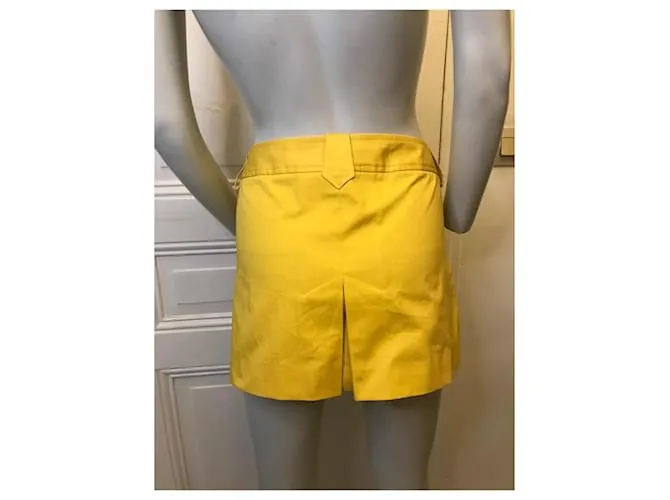 Dolce & Gabbana Falda corta Amarillo 
