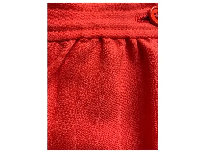 Emanuel Ungaro Falda recta vintage Naranja 