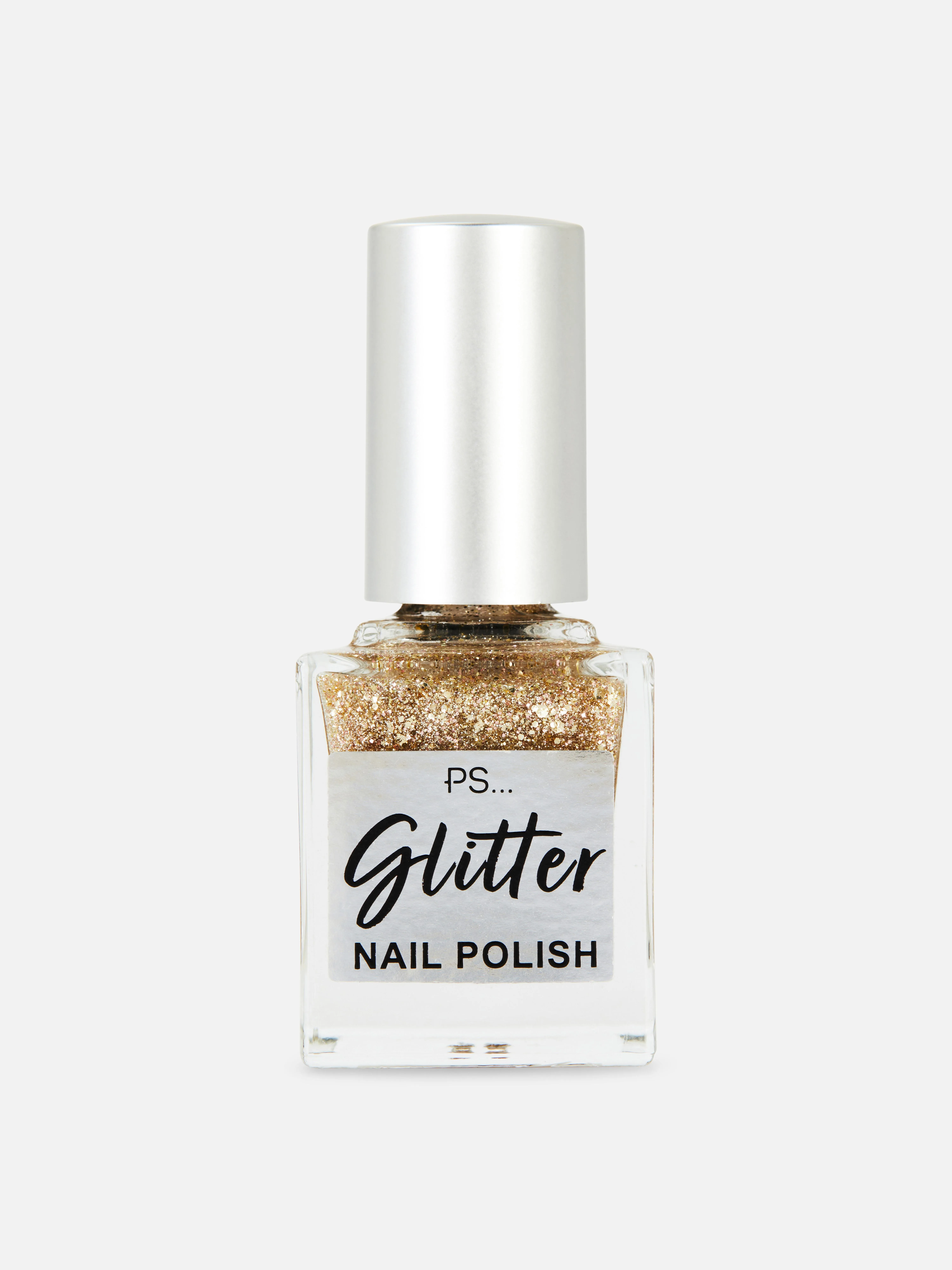 Esmalte de uñas con purpurina de PS...