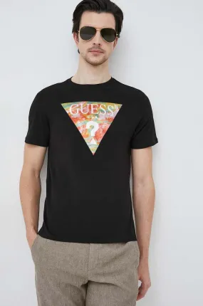 GUESS Abstract Logo T-Shirt