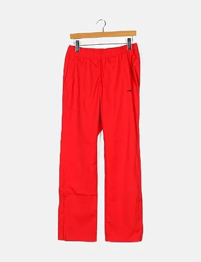 HEAD Pantalón deportivo rojo