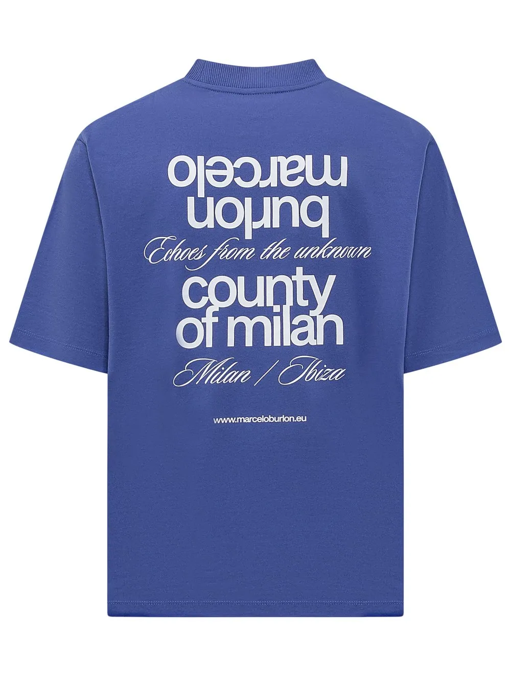 MARCELO BURLON COUNTY OF MILAN MBCM Slogan T-Shirt