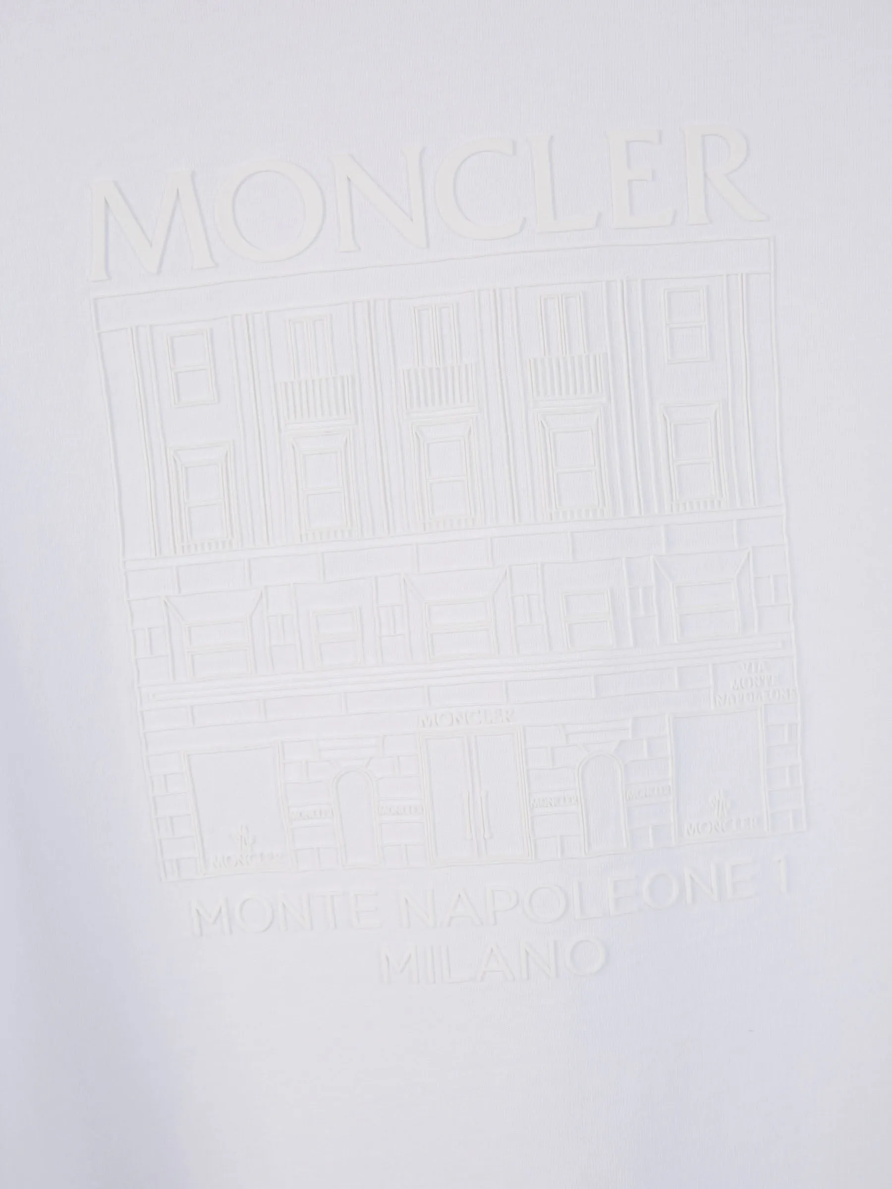 Moncler Camiseta Estampada Algodón