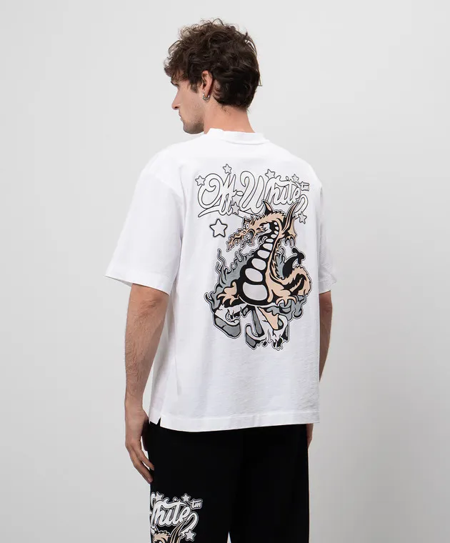 Off-White White Dragon logo t-shirt