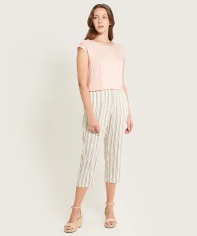 Pantalón Capri Preteñido-
