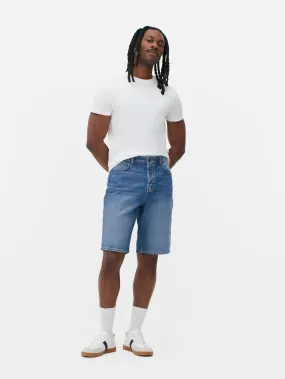 Pantalones cortos vaqueros de diseño largo