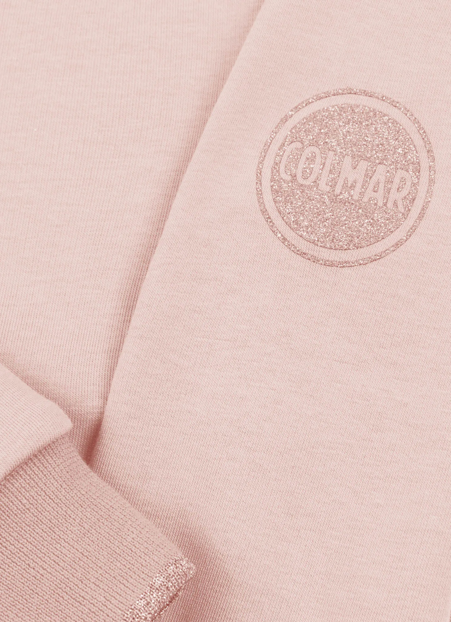 Sudadera de cuello redondo con cortes verticales
