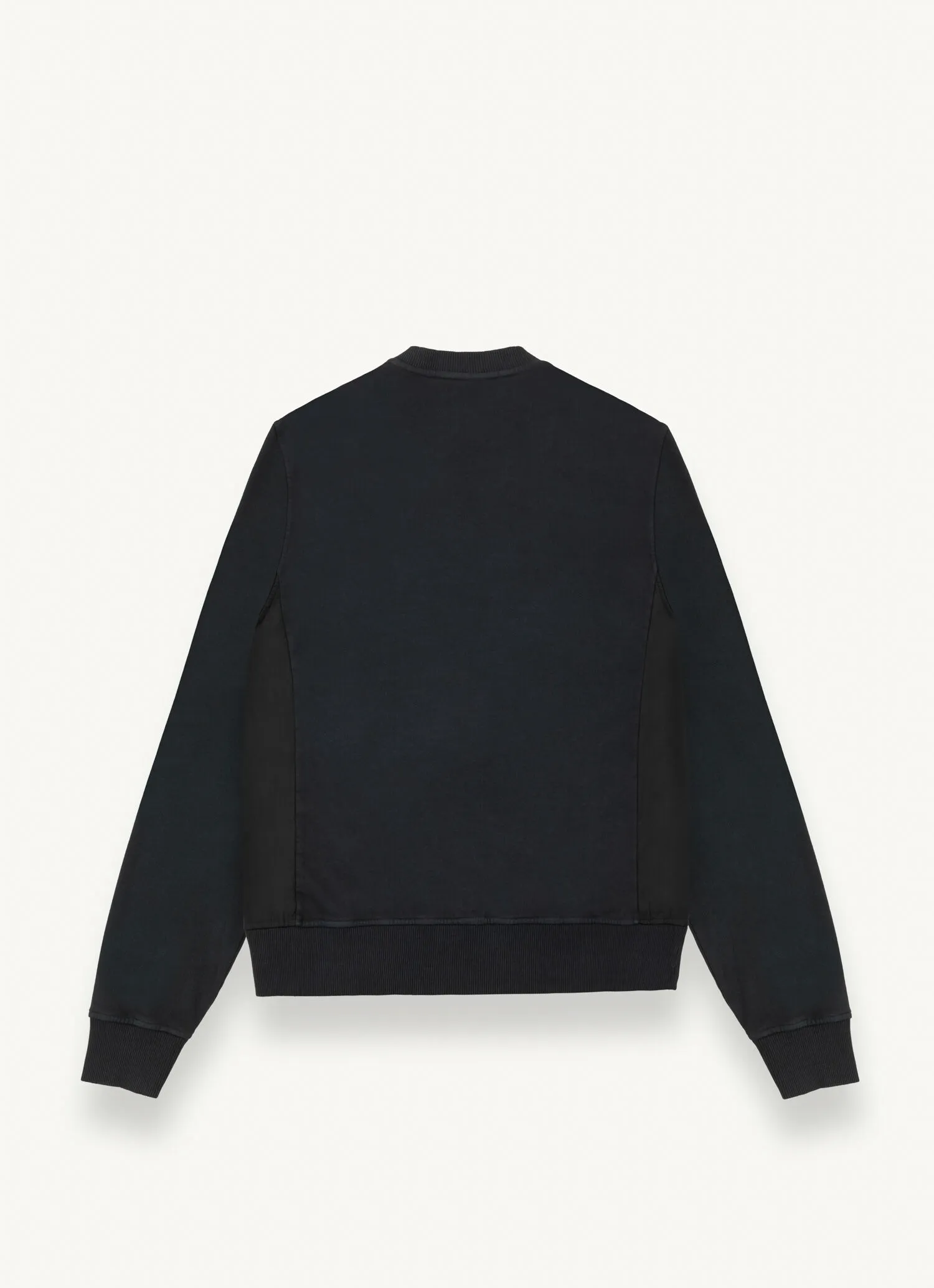 Sudadera de cuello redondo de efecto desteñido