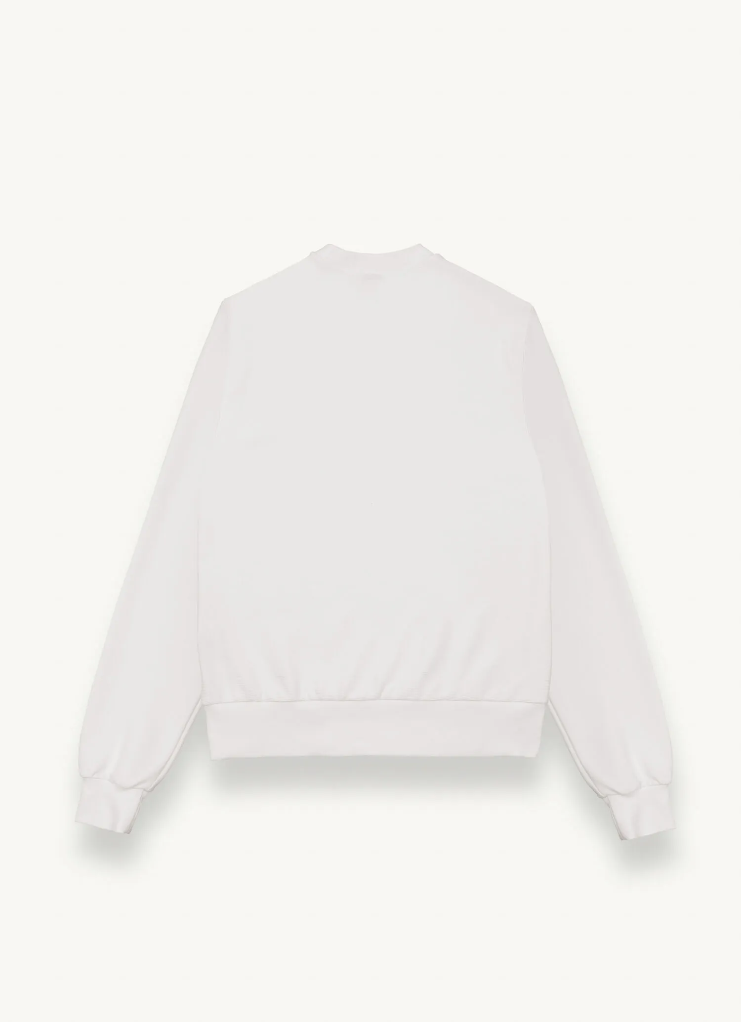 Sudadera de cuello redondo efecto otomán