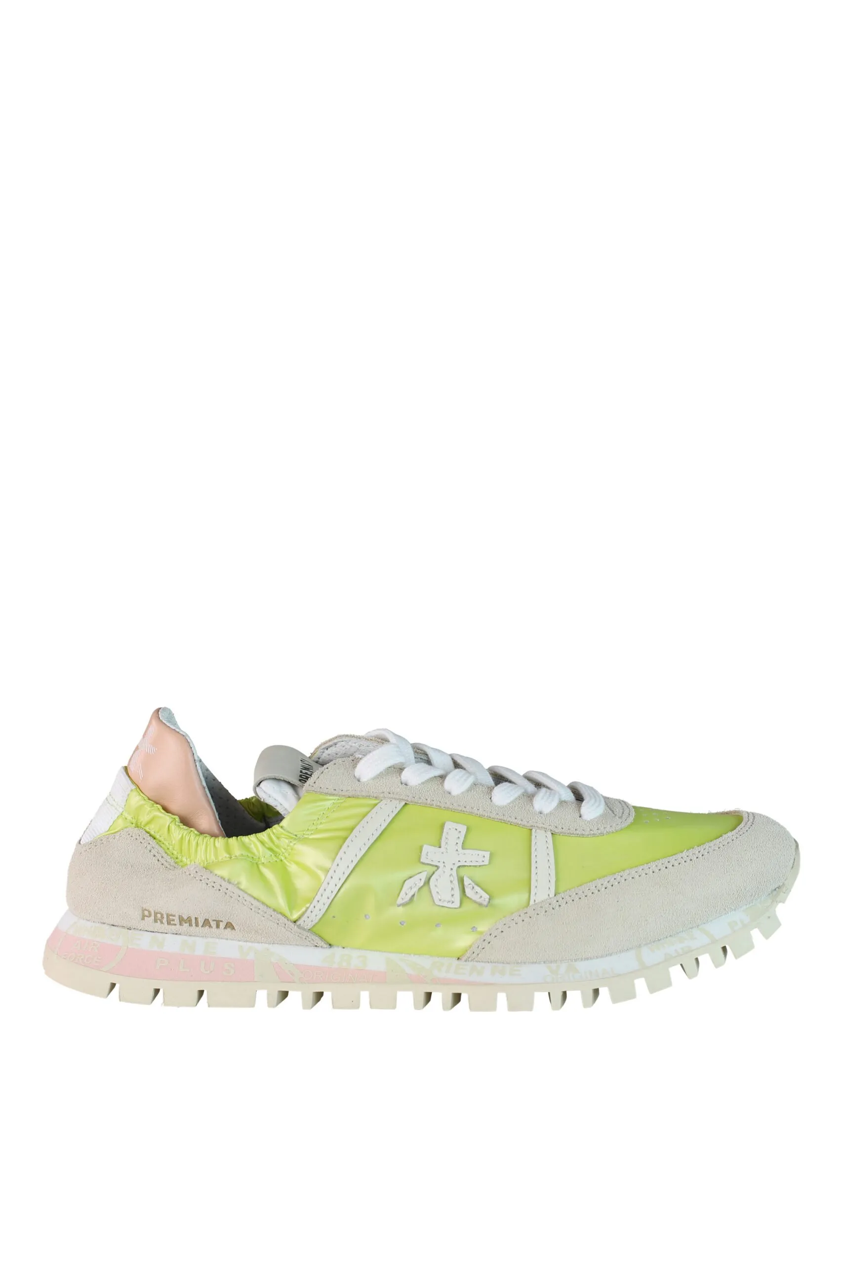 Zapatillas verde lima con elástico 